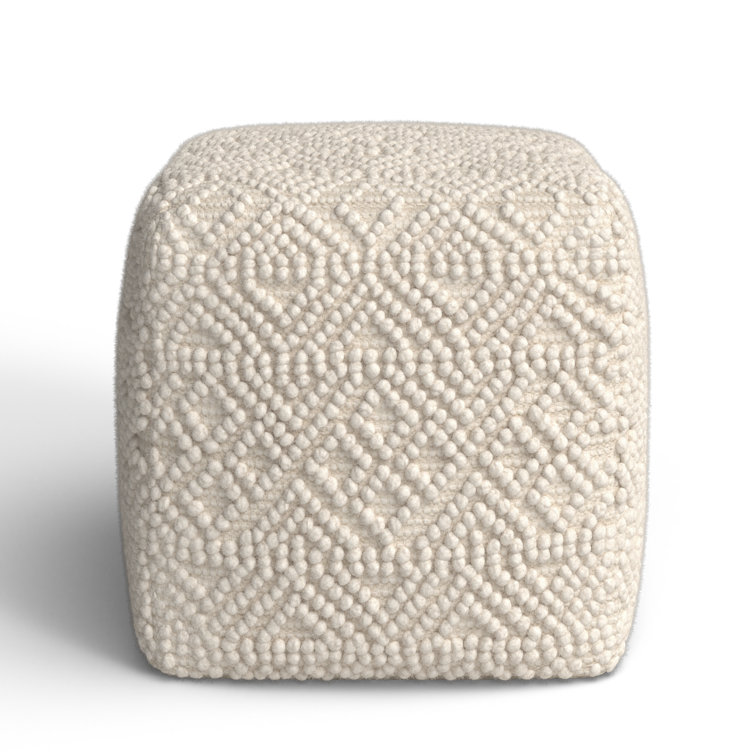 Hygge Upholstered Pouf & Reviews | Birch Lane